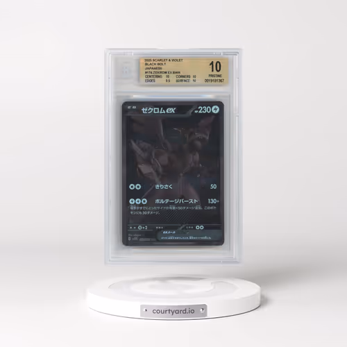 2025 Pokémon TCG Scarlet and Violet Black Bolt #174 Zekrom ex BWR (BGS 10 PRISTINE)