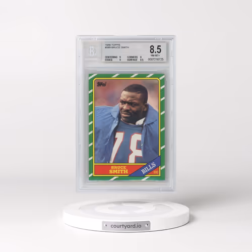 1986 Topps #389 Bruce Smith (BGS 8.5 NM-MT+)