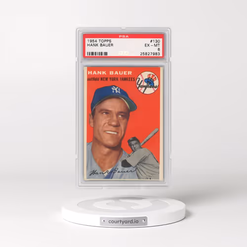 1954 Topps #130 Hank Bauer (PSA 6 EX-MT)