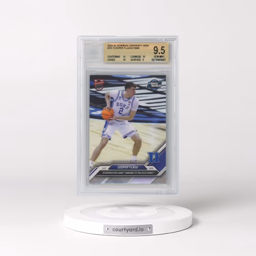 2024 Bowman University Now #101 Cooper Flagg/12660* (BGS 9.5 GEM MINT)