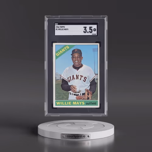 1966 Topps #1 Willie Mays (SGC 3.5 VG+)