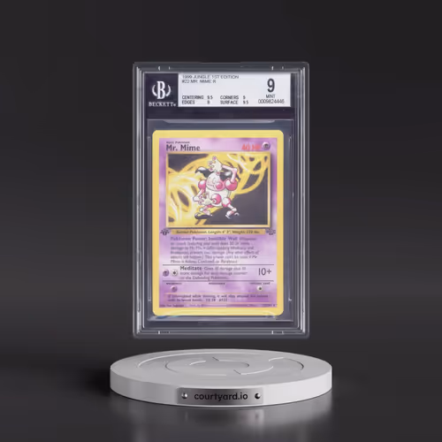 1999 Jungle #22 Mr. Mime - 1st Edition 1st Edition (BGS 9 MINT)