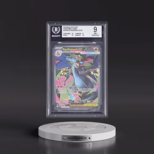 2025 Phantasmal Flames - PFL EN #109 Mega Charizard X ex - Ultra Rare Holo (BGS 9 MINT)