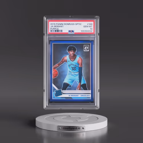 2019 Panini Donruss Optic #168 Ja Morant - Purple (PSA 10 GEM MINT)