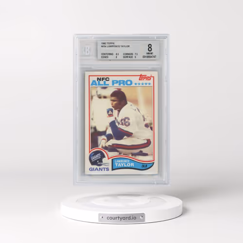 1982 Topps #434 Lawrence Taylor - All-Pro (BGS 8 NM-MT)