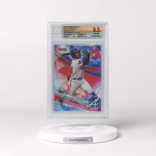 2017 Bowman's Best Top Prospects #TP-10 Ronald Acuna - Refractor (BGS 9.5 GEM MINT)