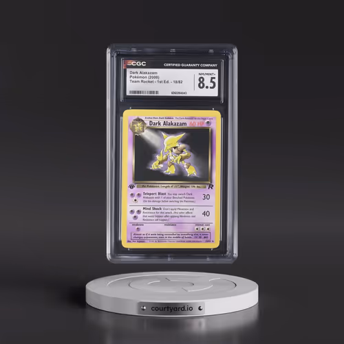2000 Team Rocket #18/82 Dark Alakazam - 1st Edition 1st Edition (CGC 8.5 NM-MT+)