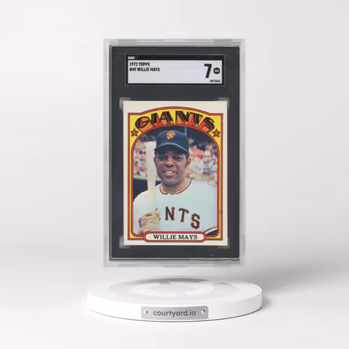 1972 Topps #49 Willie Mays (SGC 7 NM)