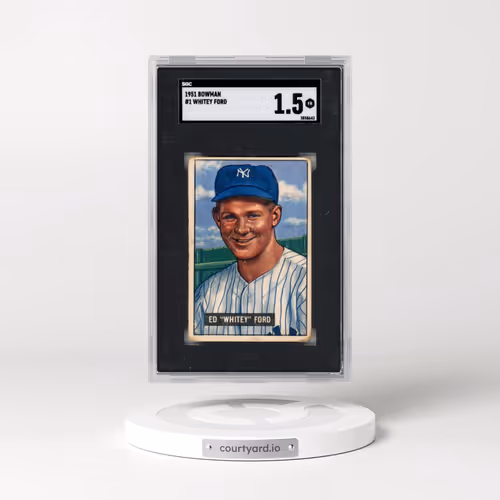 1951 Bowman #1 Whitey Ford (SGC 1.5 FR)