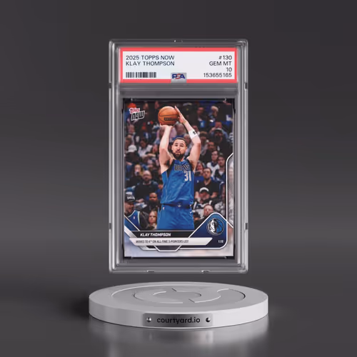 2025 Topps Now #130 Klay Thompson (PSA 10 GEM MINT)