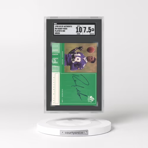 1998 Upper Deck SP Authentic #RM Randy Moss - Player's Ink Green (SGC 7.5 NM+)