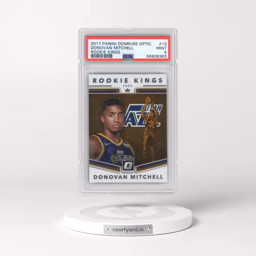 2017 Panini Donruss Optic Rookie Kings #13 Donovan Mitchell (PSA 9 MINT)