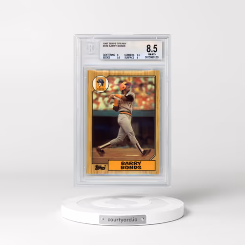1987 Topps Tiffany #320 Barry Bonds (BGS 8.5 NM-MT+)