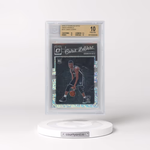 2016 Panini Donruss Optic #167 Caris LeVert - White Sparkle (BGS 10 PRISTINE)