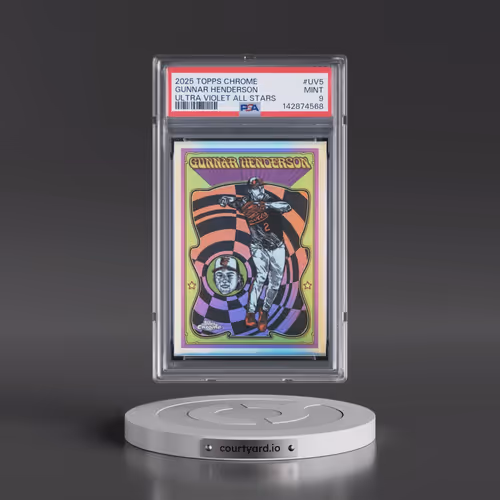 2025 Topps Chrome Ultra Violet All Stars #UV5 Gunnar Henderson (PSA 9 MINT)