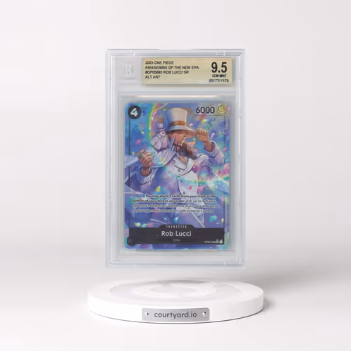 2023 One Piece Card Game Awakening of the New Era #OP05093 Rob Lucci ALT ART SR (BGS 9.5 GEM MINT)