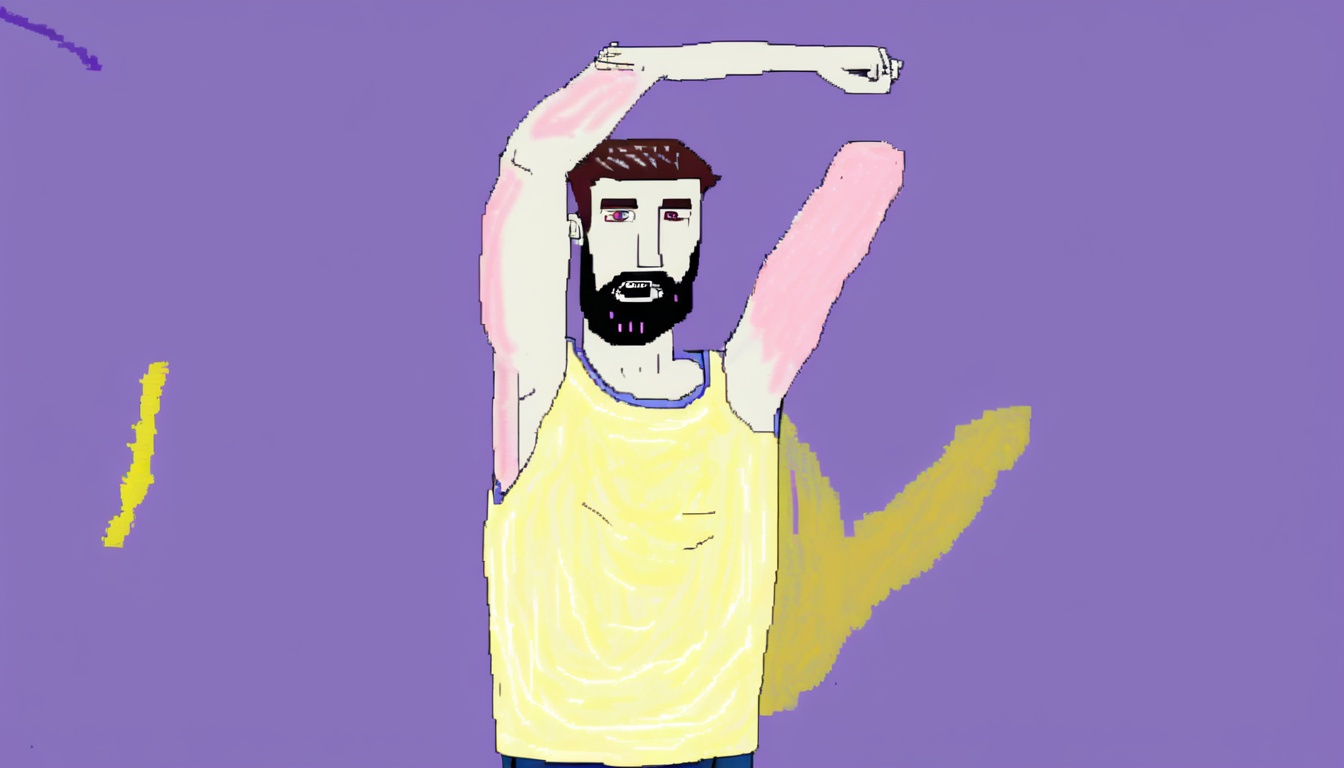 Bradley Pose, tank top tester