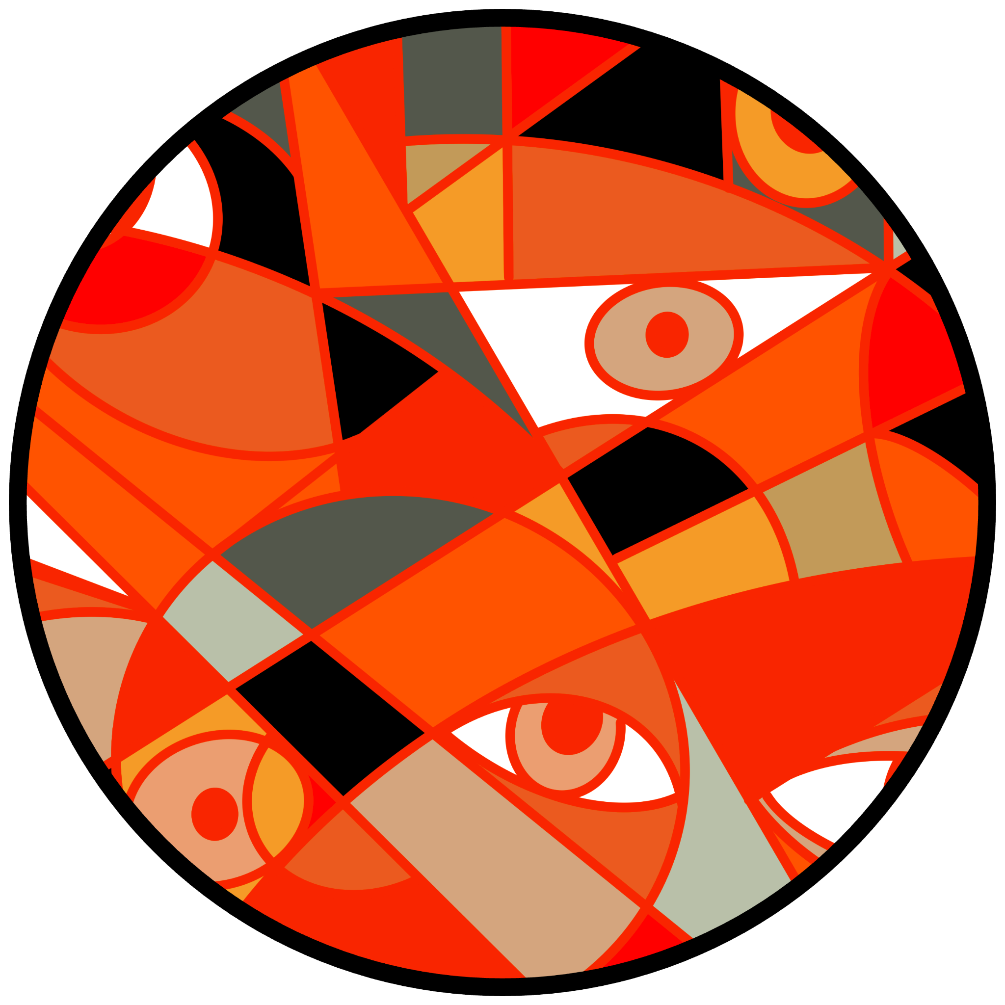 Cubist Circle 134