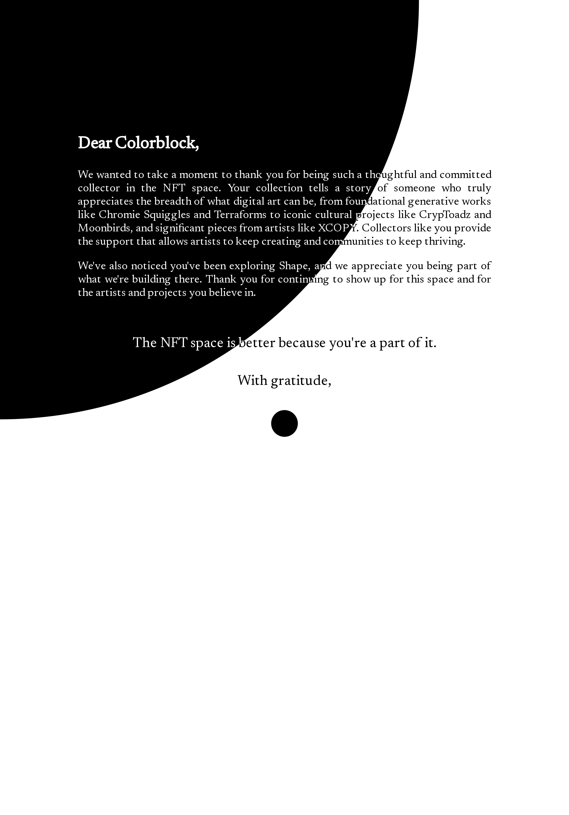 Dear Colorblock