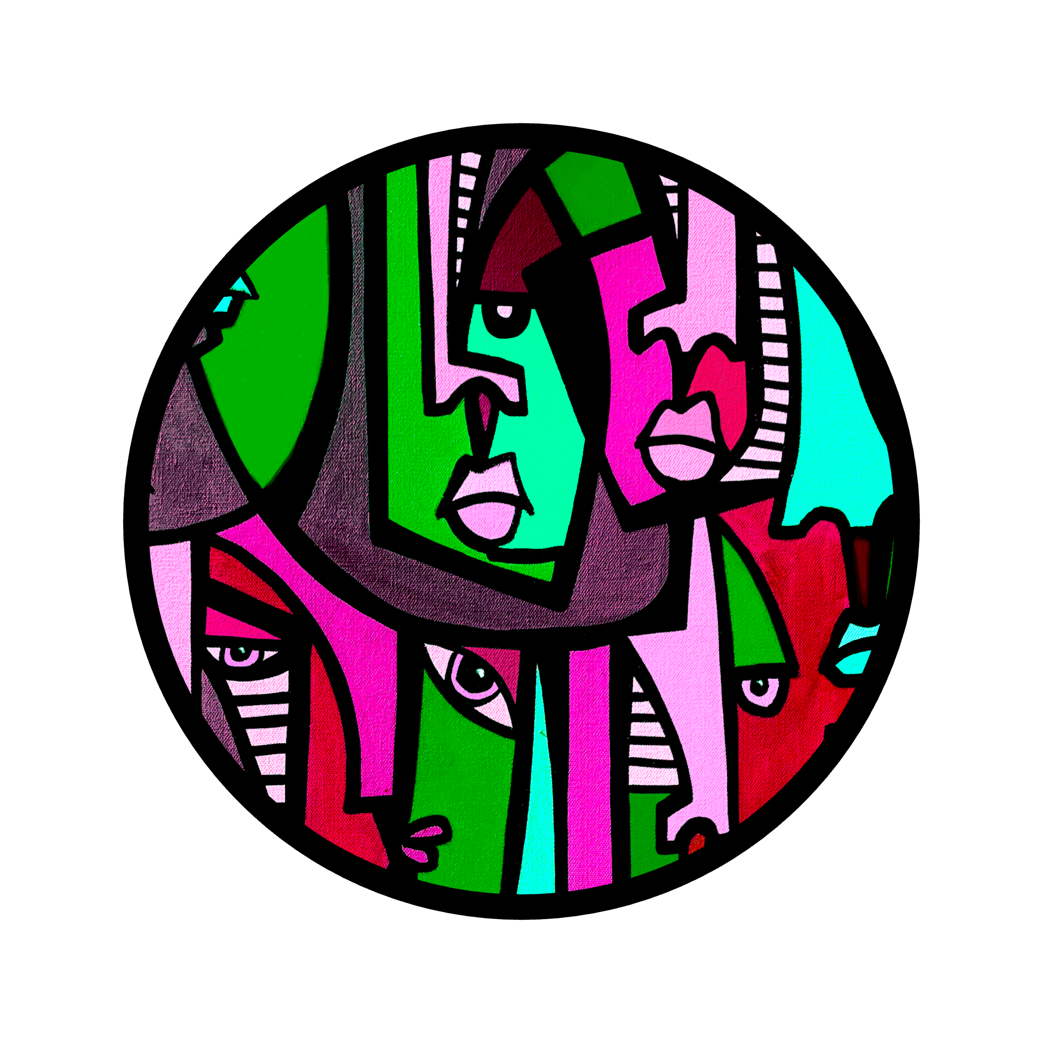 Cubist Circle 38