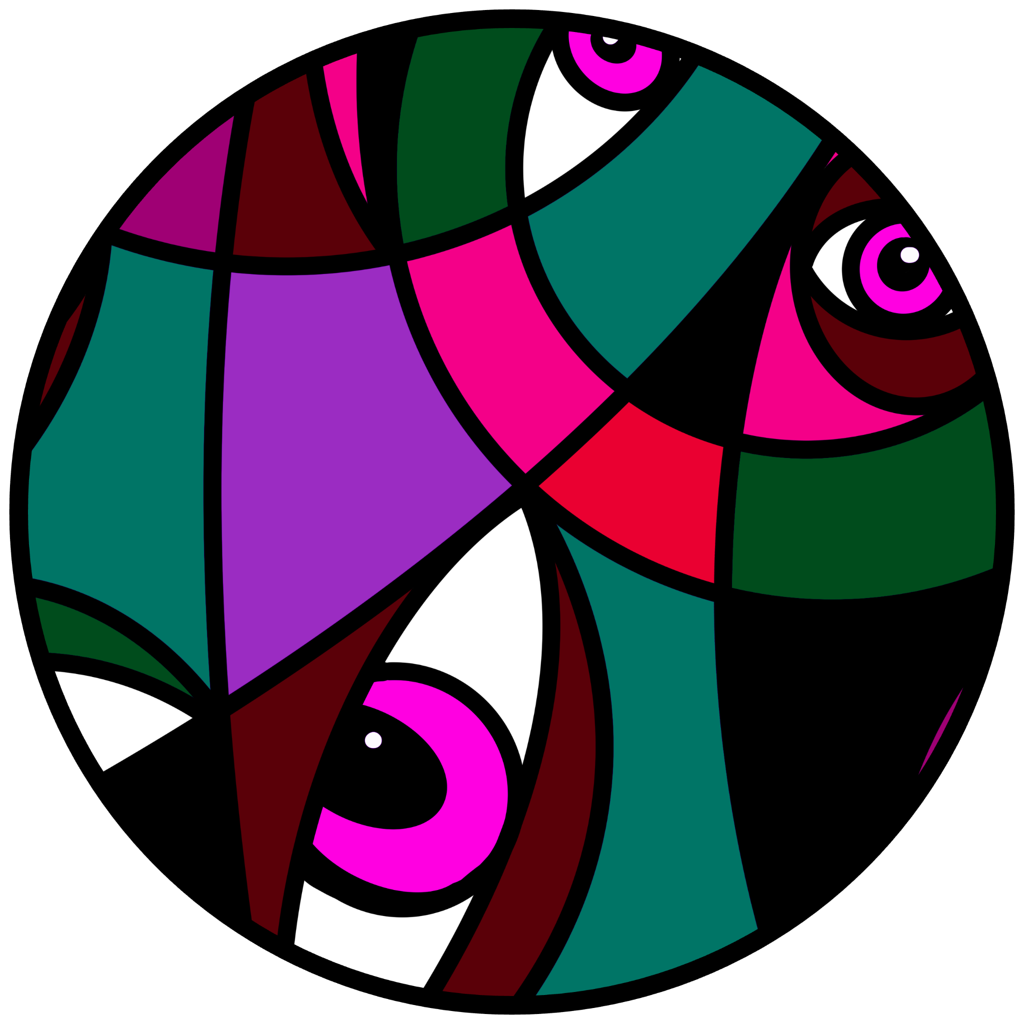 Cubist Circle 13