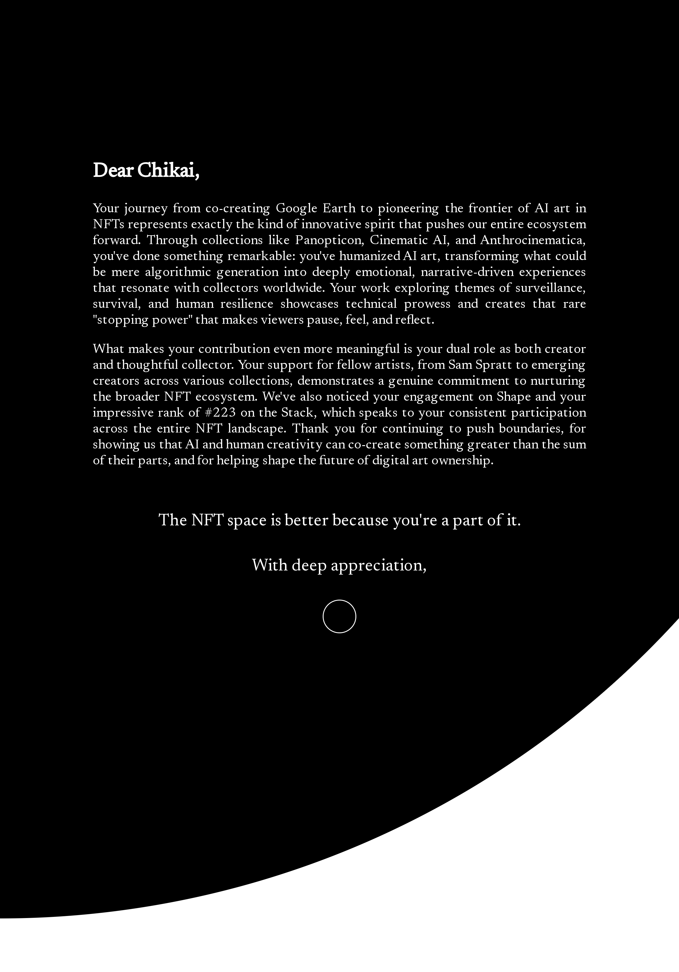 Dear Chikai