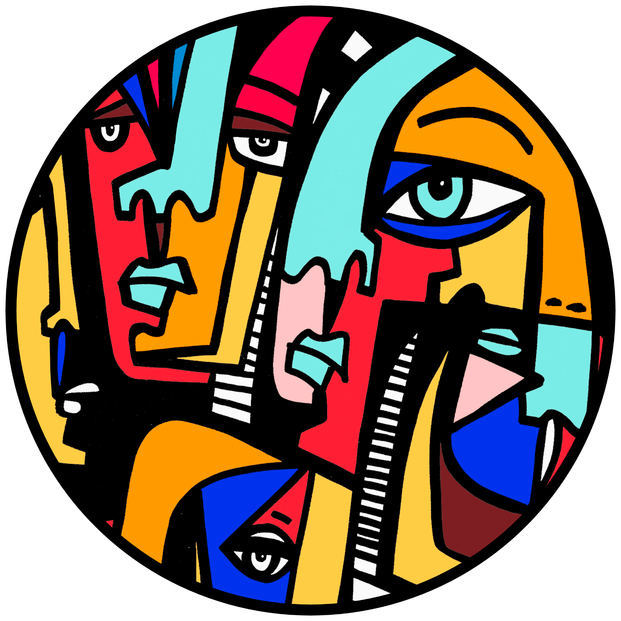 Cubist Circle 49
