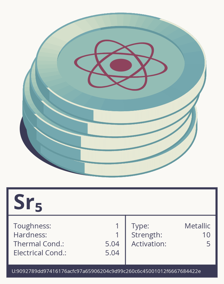 Sr₅ molecule