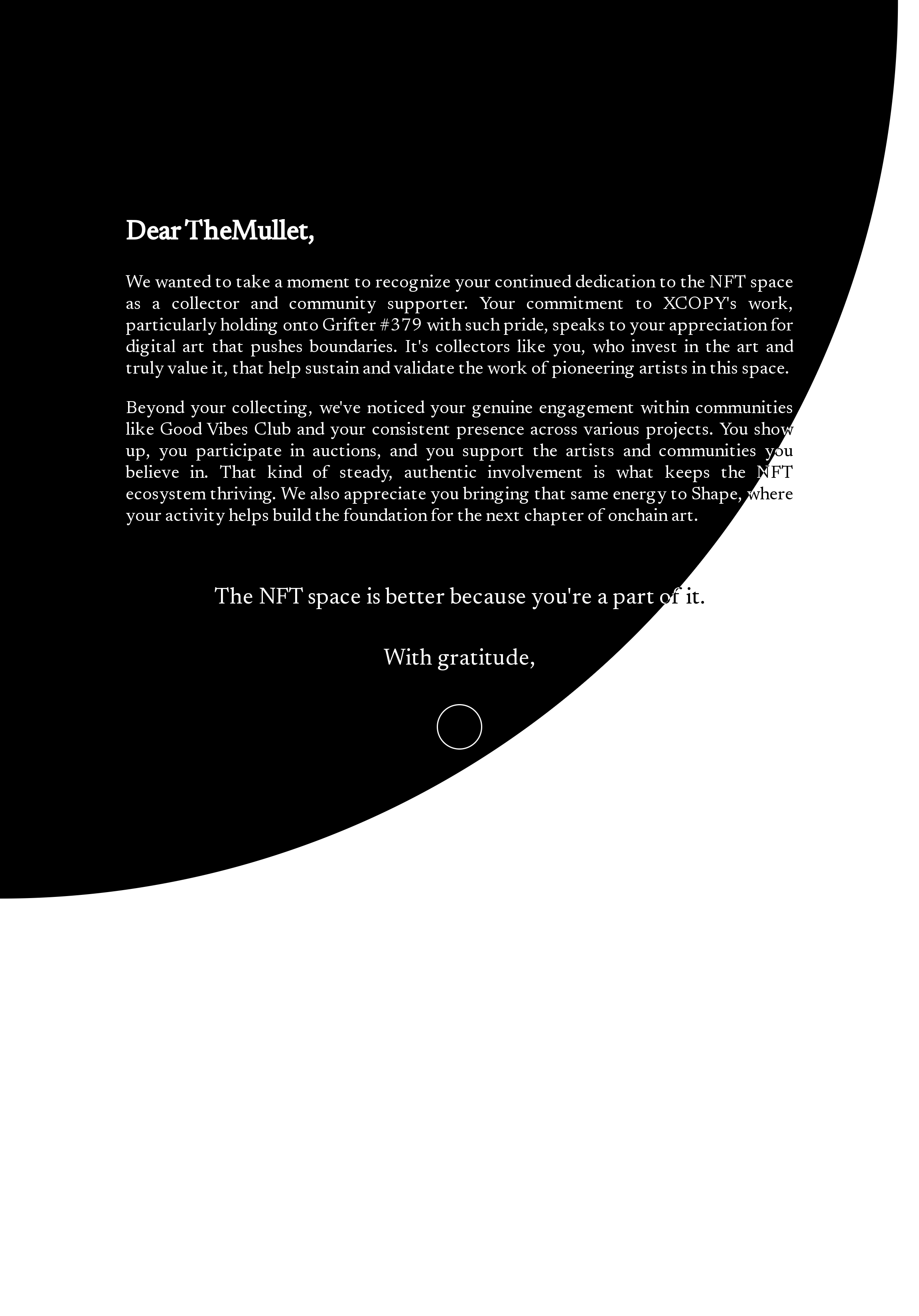 Dear TheMullet