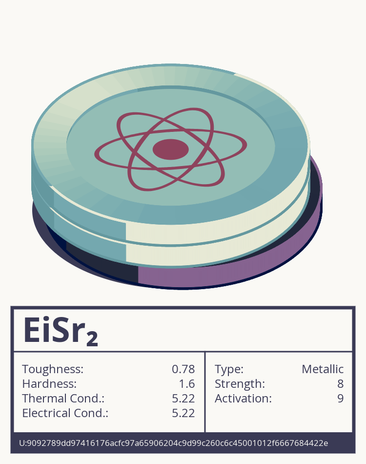 EiSr₂ molecule