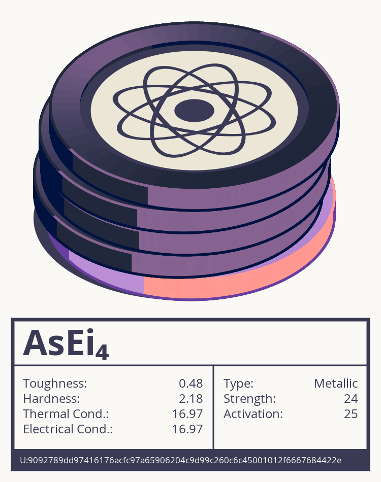 AsEi₄ molecule