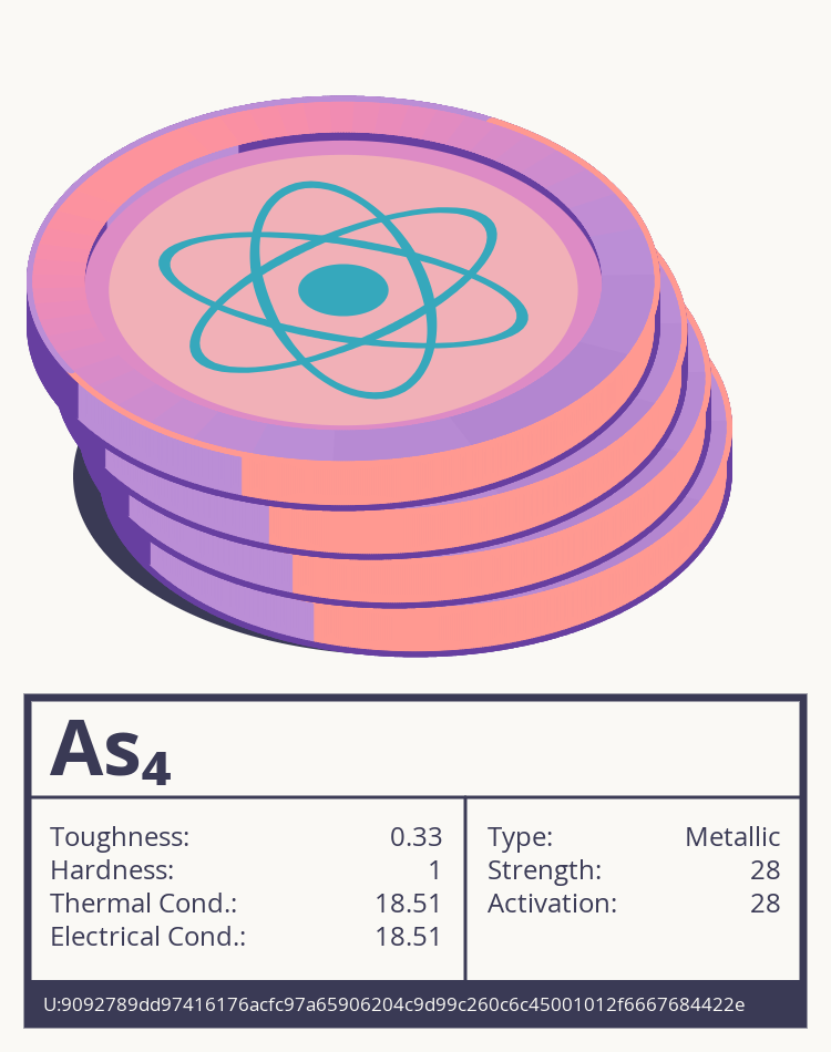 As₄ molecule