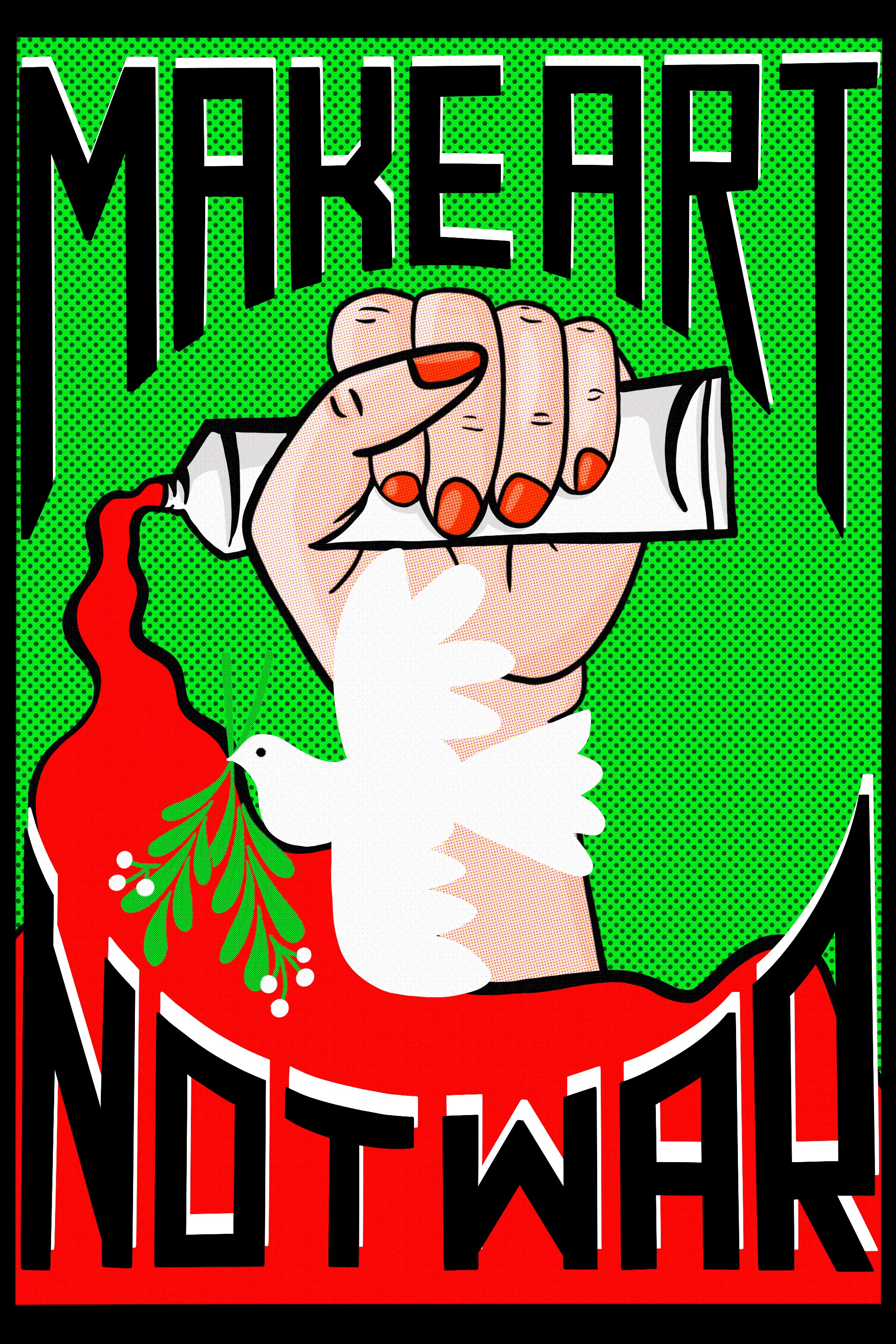 MAKE ART NOT WAR