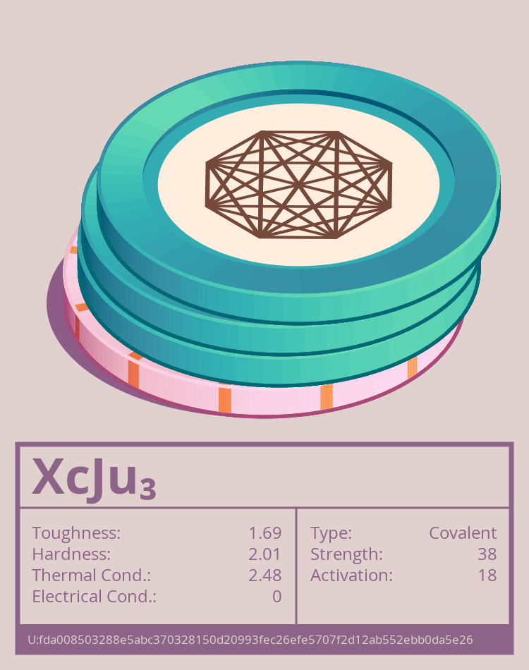 XcJu₃ molecule