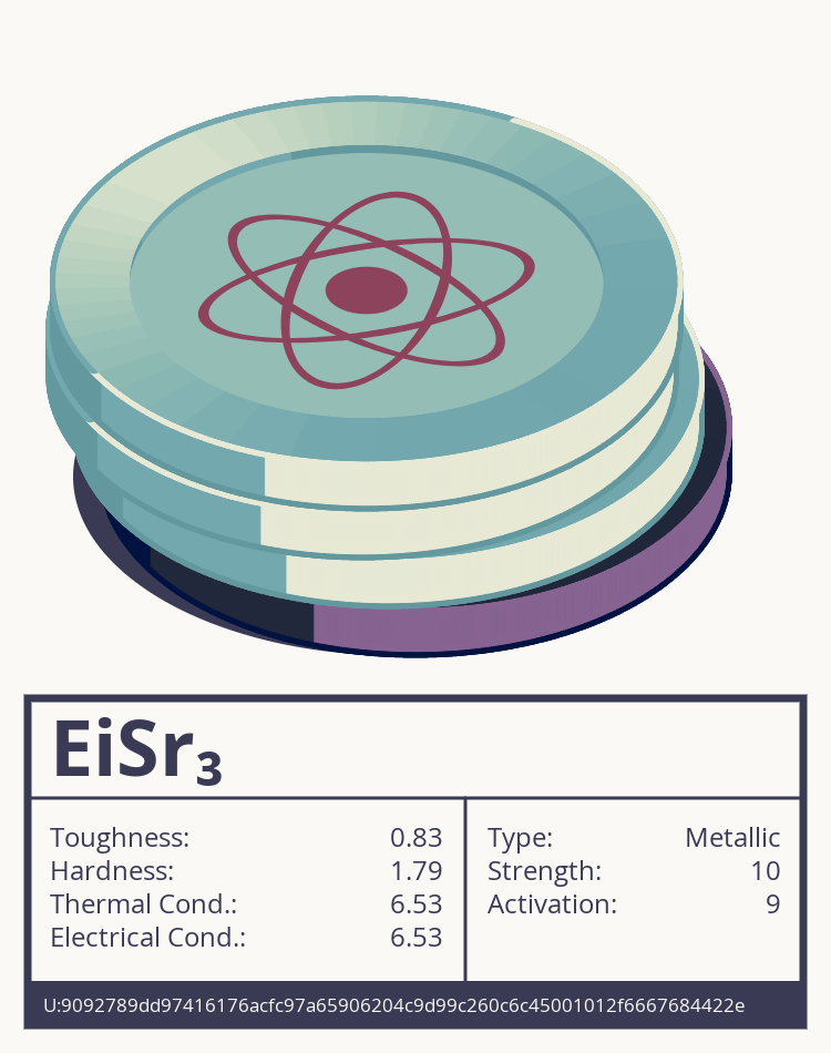 EiSr₃ molecule