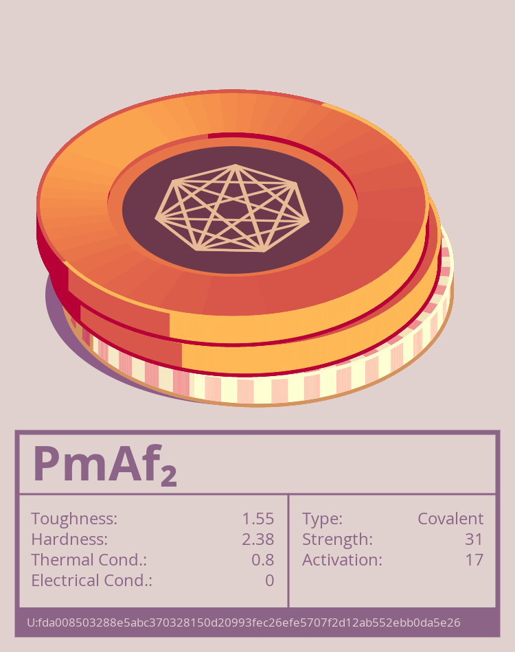 PmAf₂ molecule