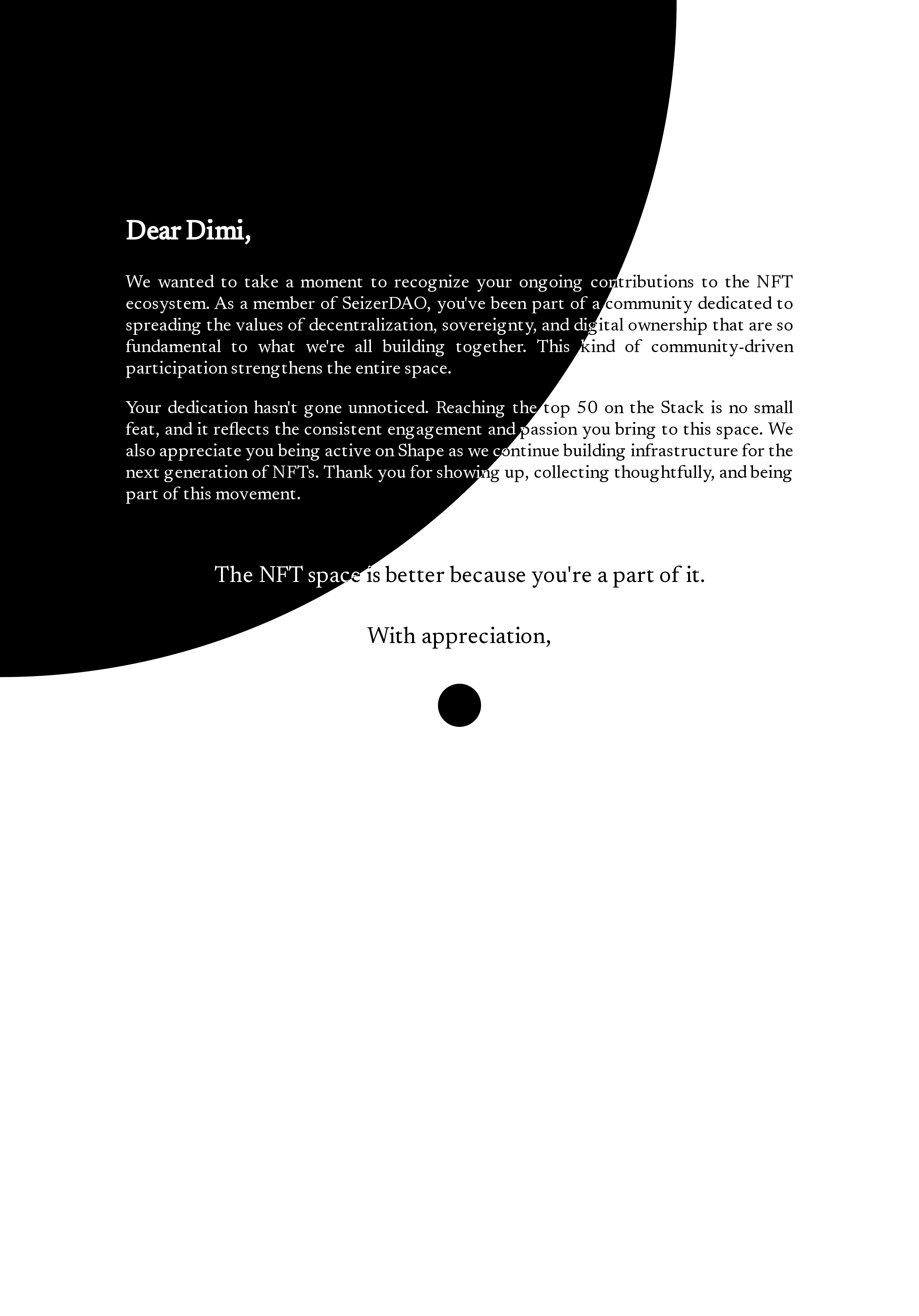 Dear Dimi