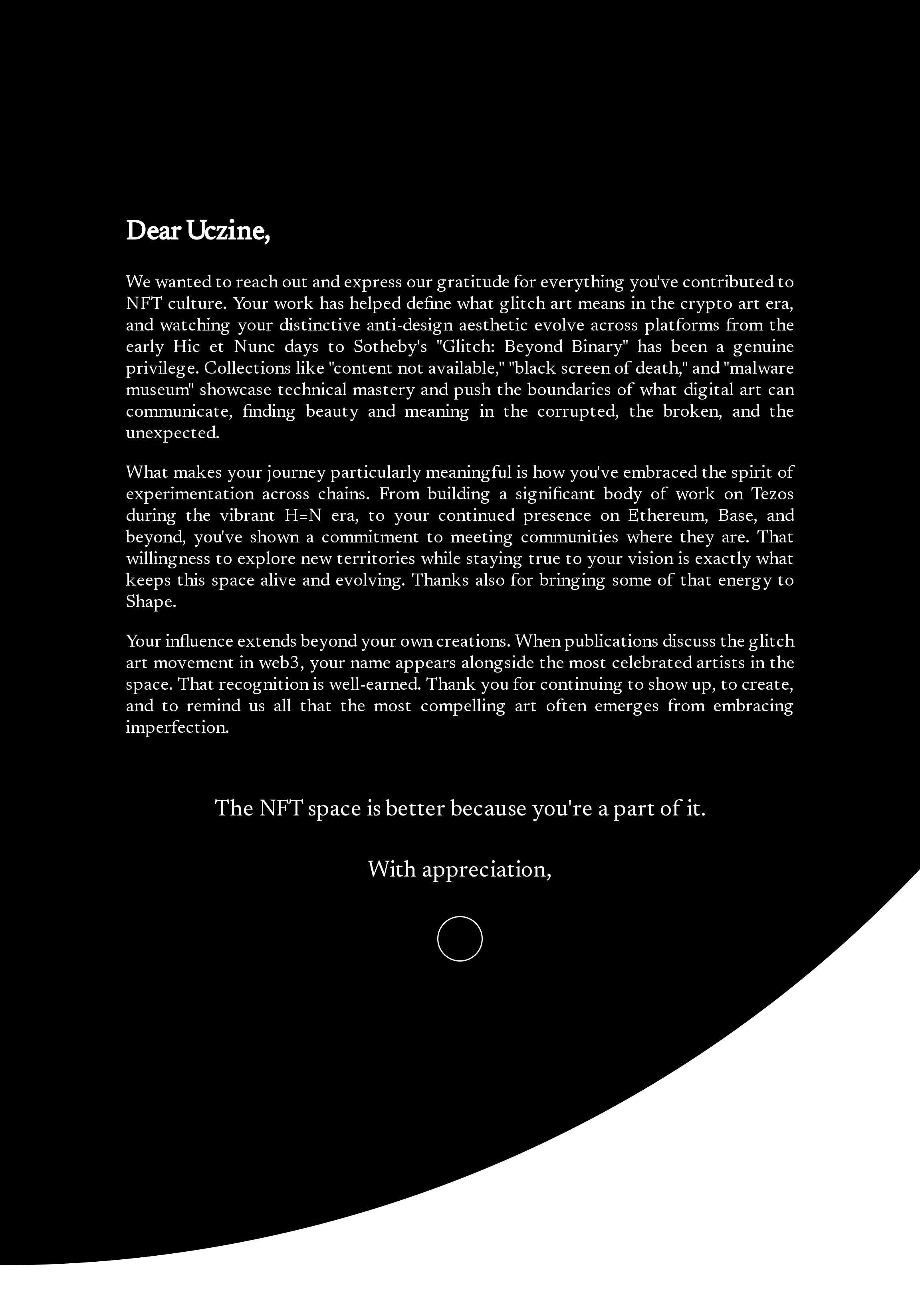 Dear Uczine