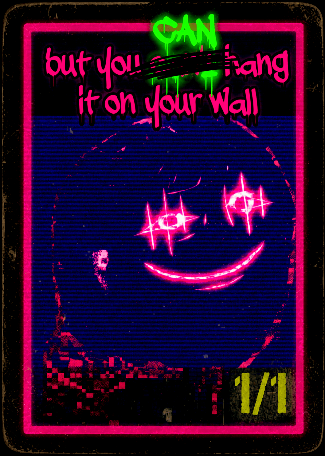 …BUT YOU CAN'T HANG IT ON YOUR WALL