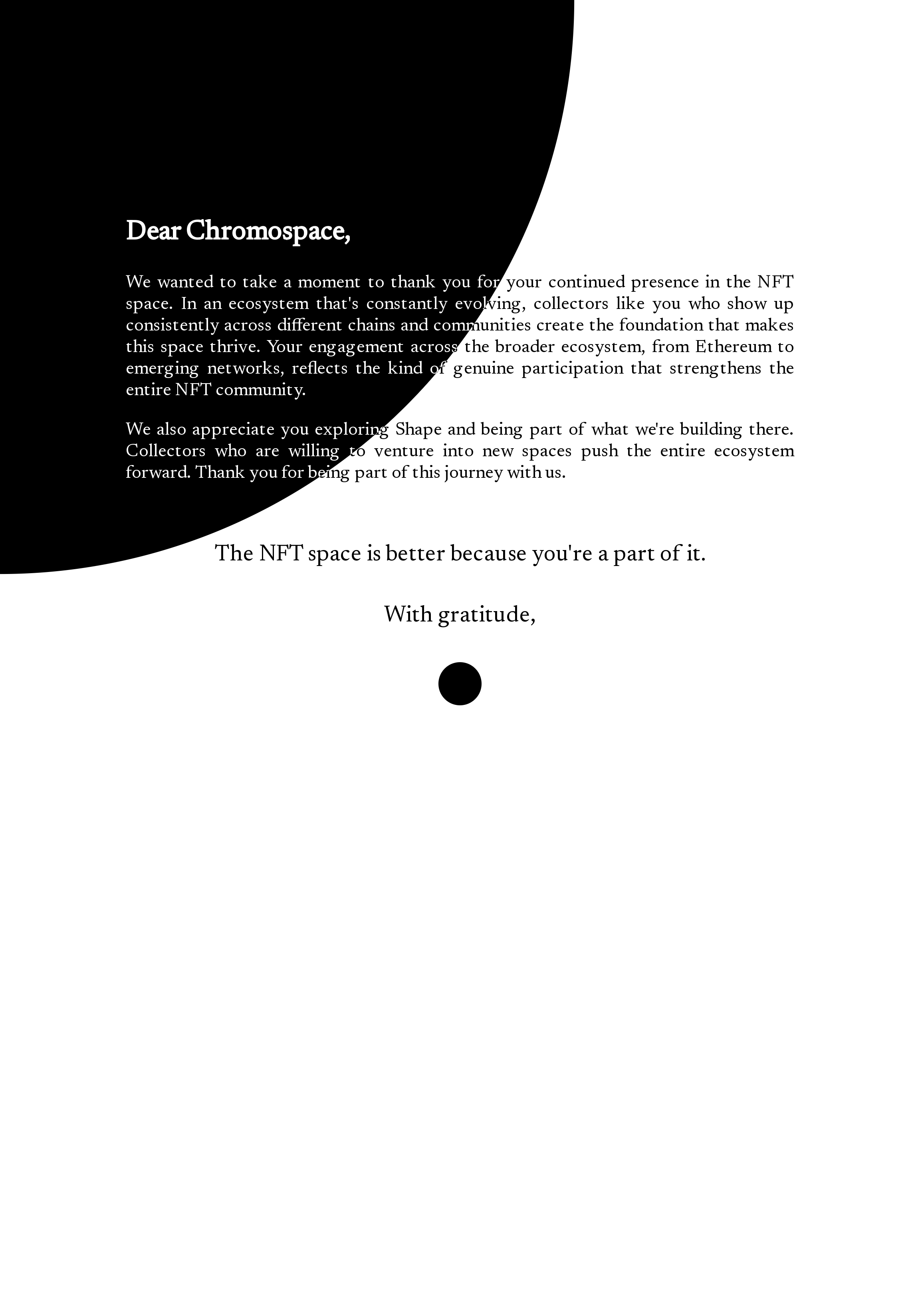 Dear Chromospace