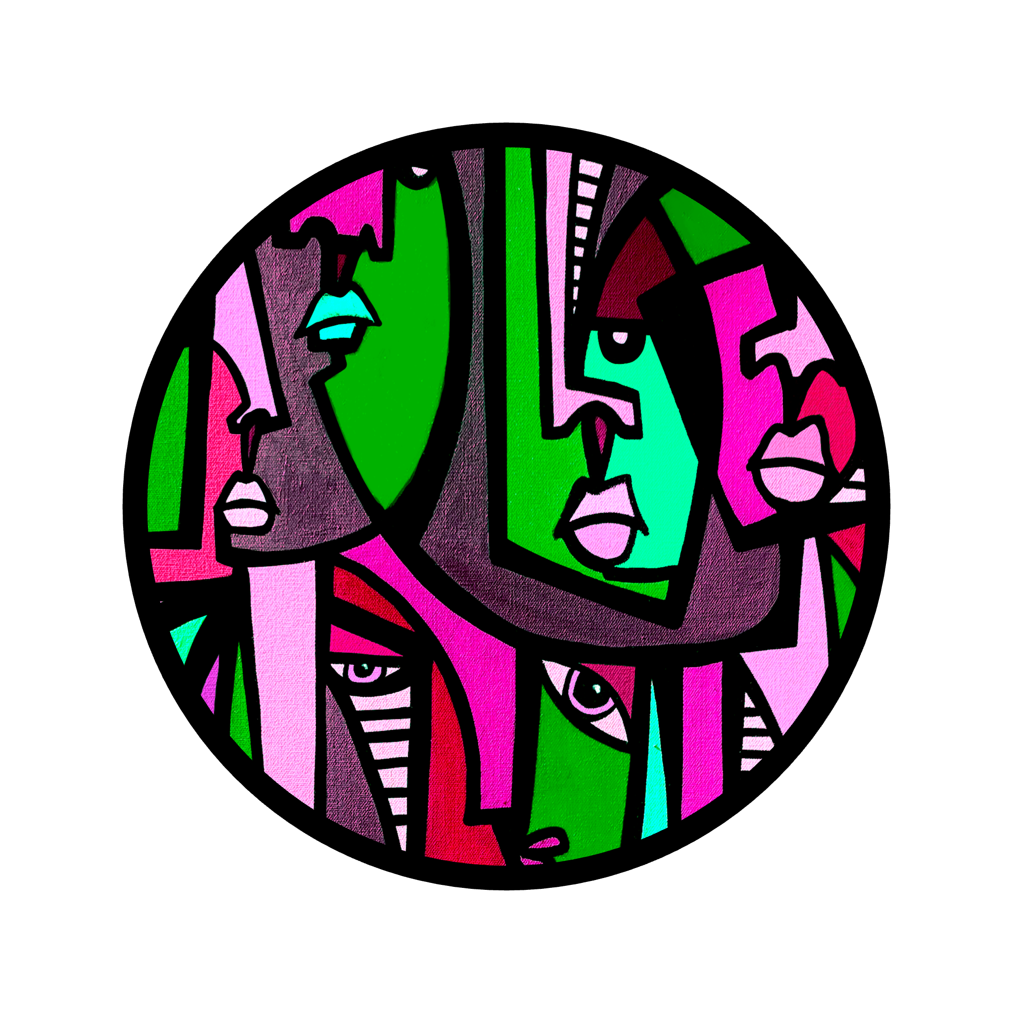 Cubist Circle 18