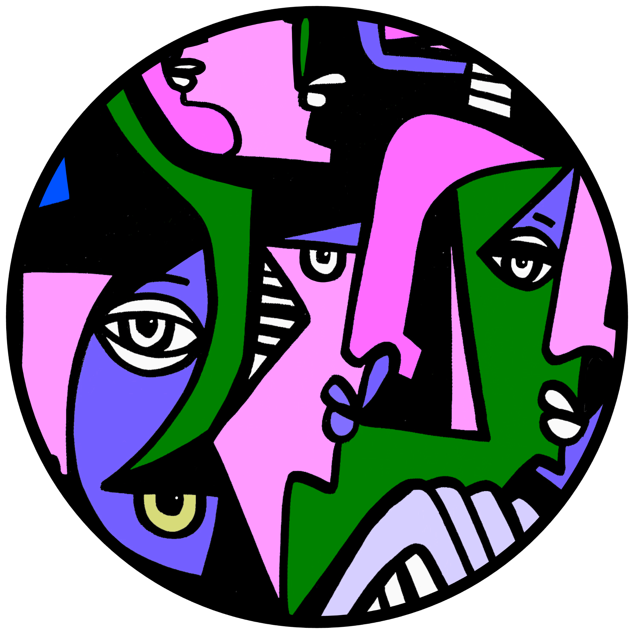 Cubist Circle 133