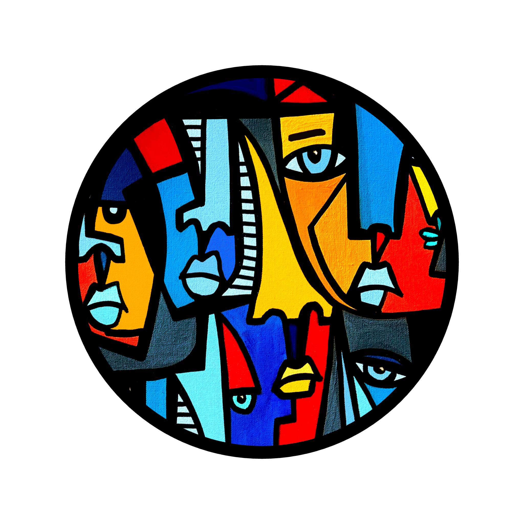 Cubist Circle 136