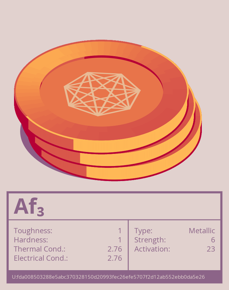 Af₃ molecule