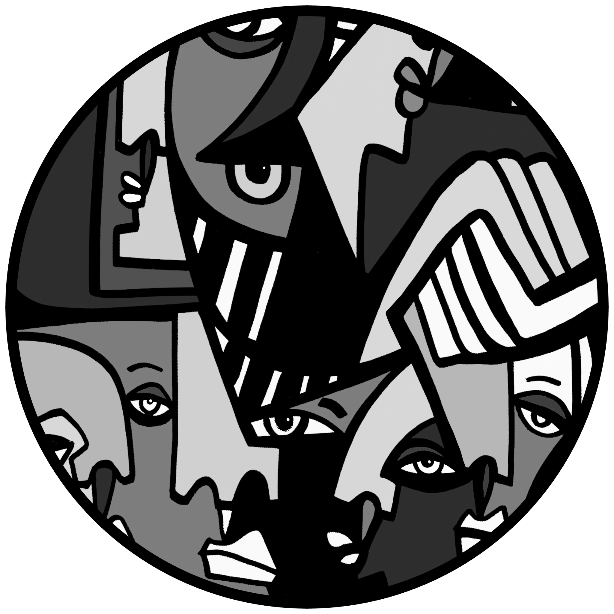 Cubist Circle 16