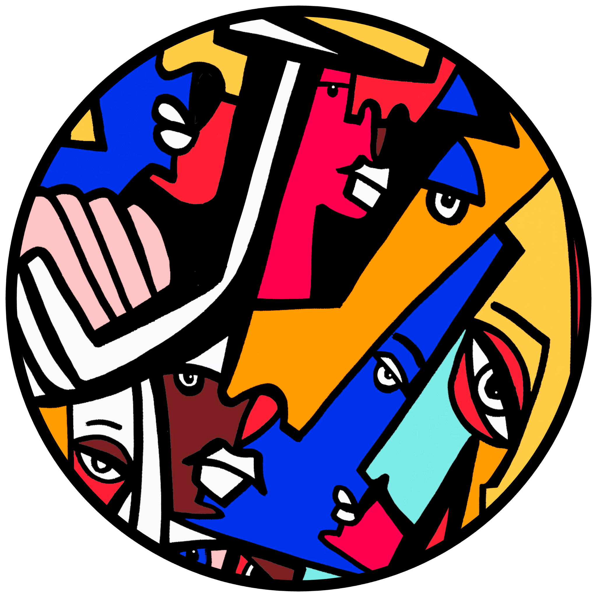 Cubist Circle 44