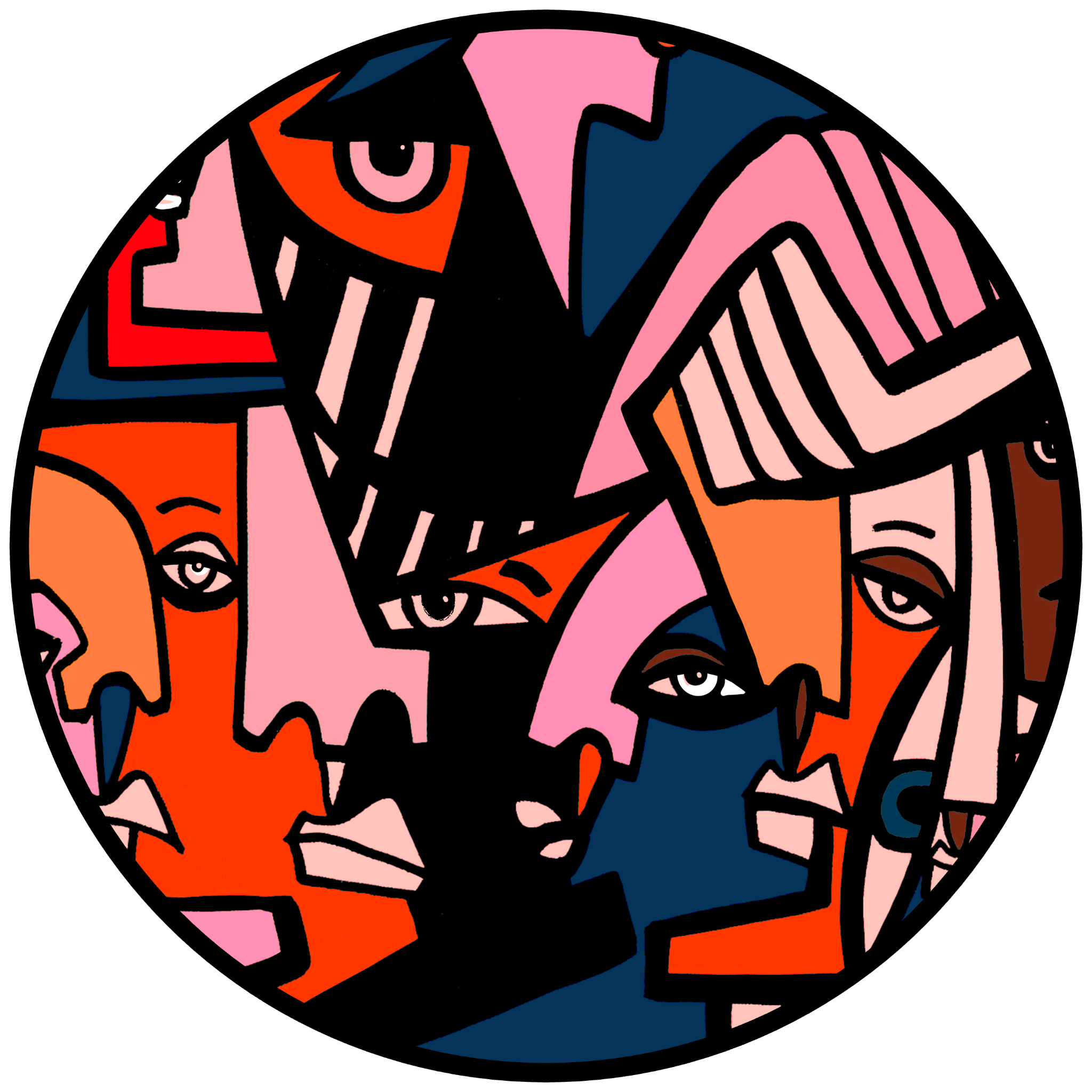 Cubist Circle 120