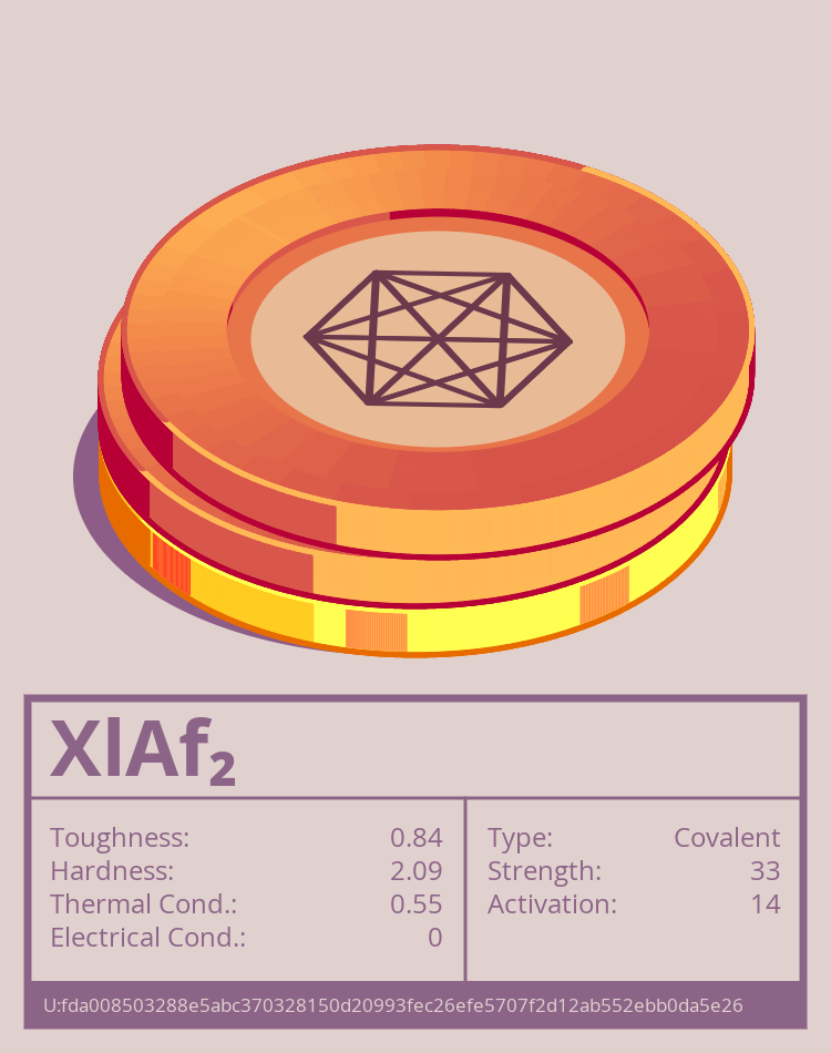 XlAf₂ molecule