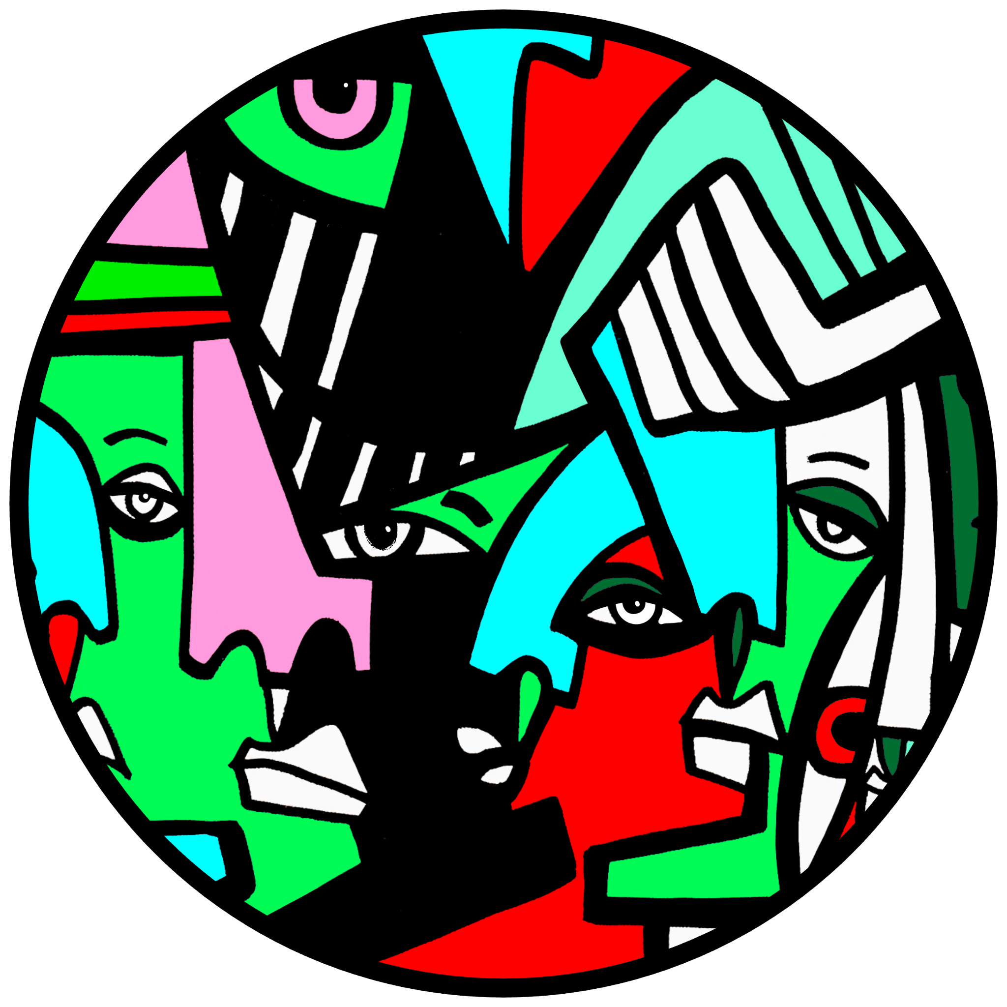 Cubist Circle 171