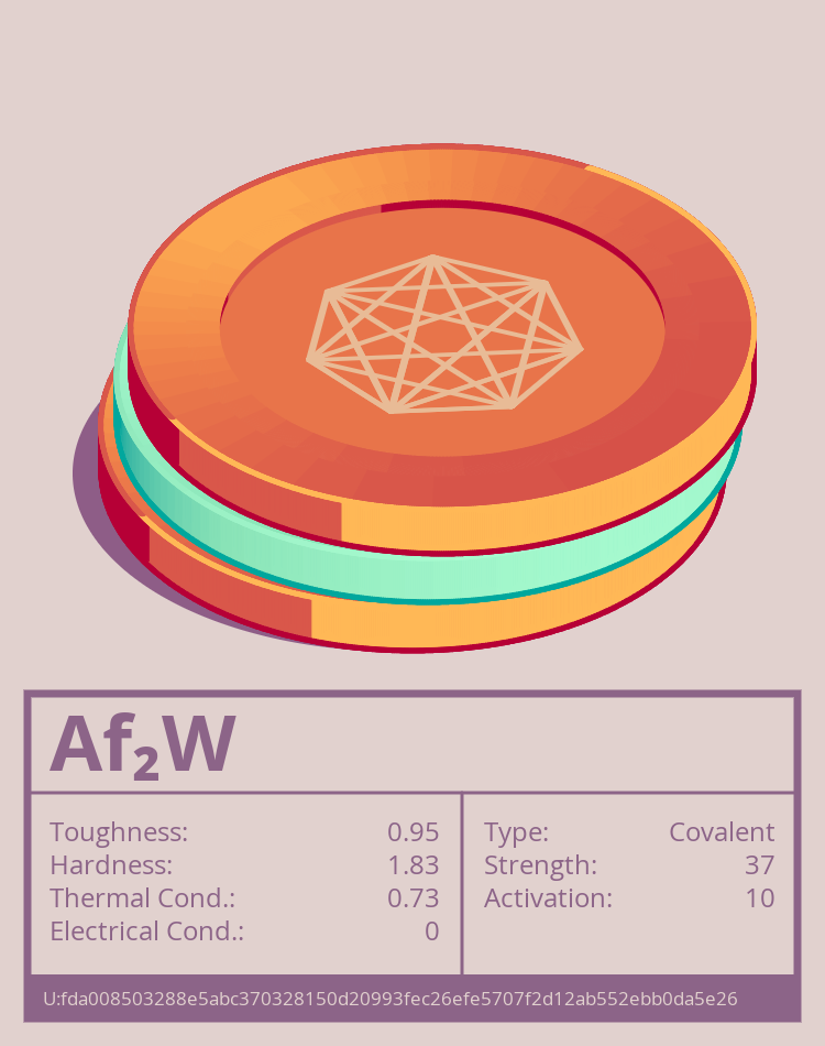 Af₂W molecule